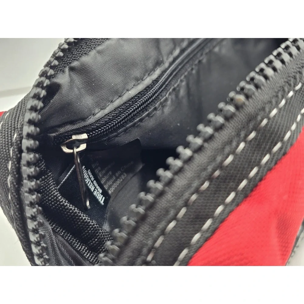 NWT True Religion Polyester Pouch - Color‎ Red - 8.75